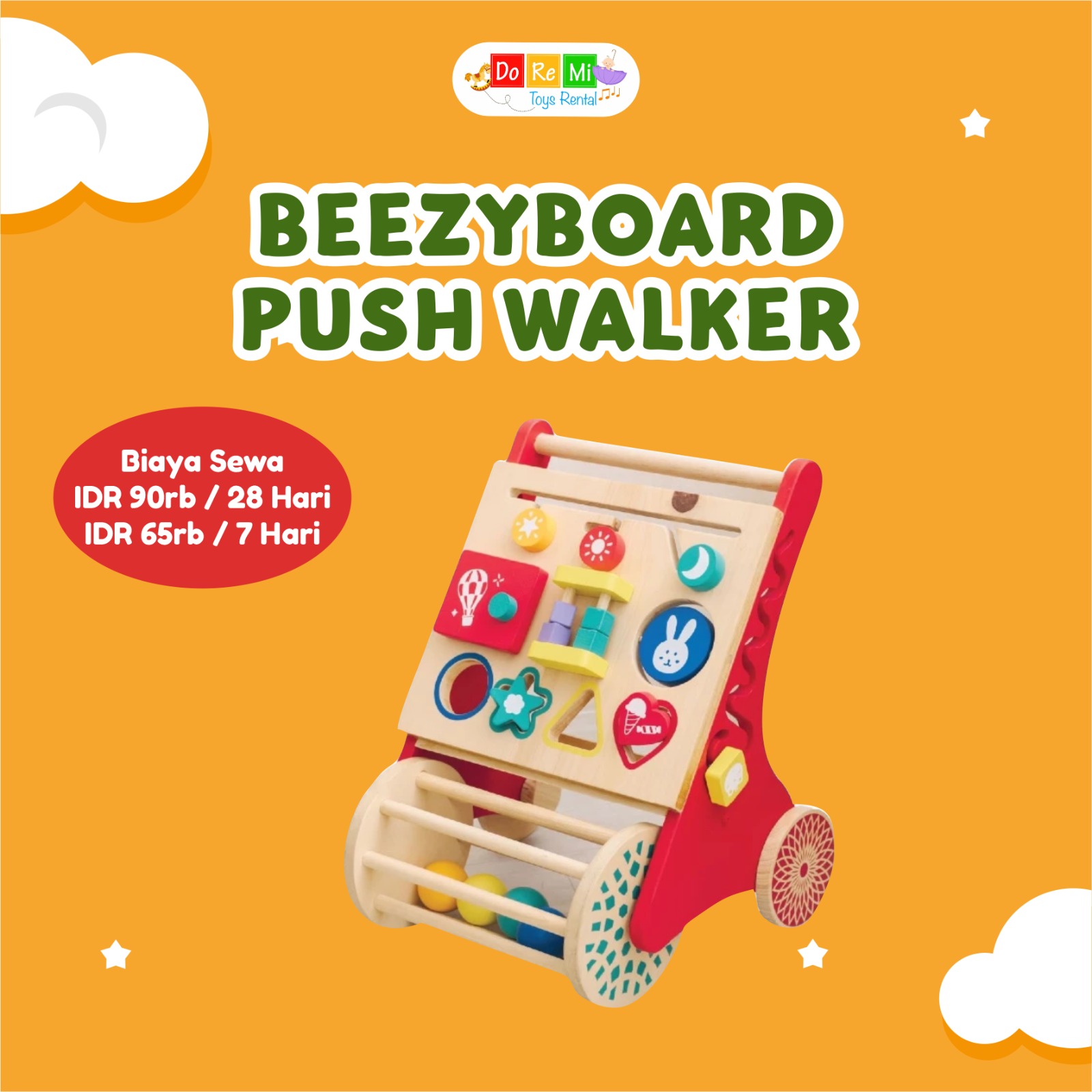 BEEZYBOARD PUSH WALKER